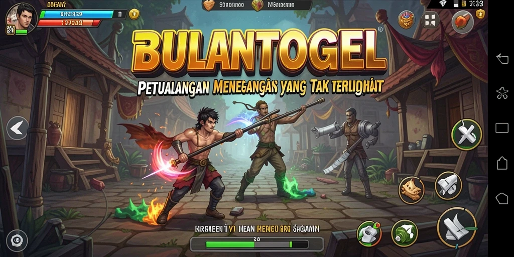 Tampilan gameplay menegangkan dari BULANTOGEL dengan grafik yang memukau.