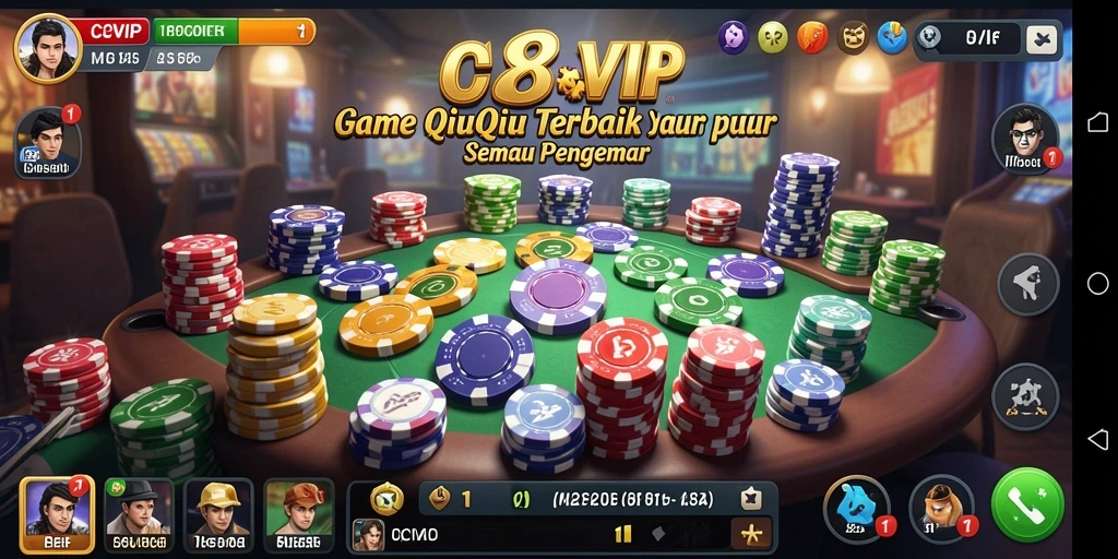 Tampilan gameplay mendebarkan dari C8VIP yang menggoda.
