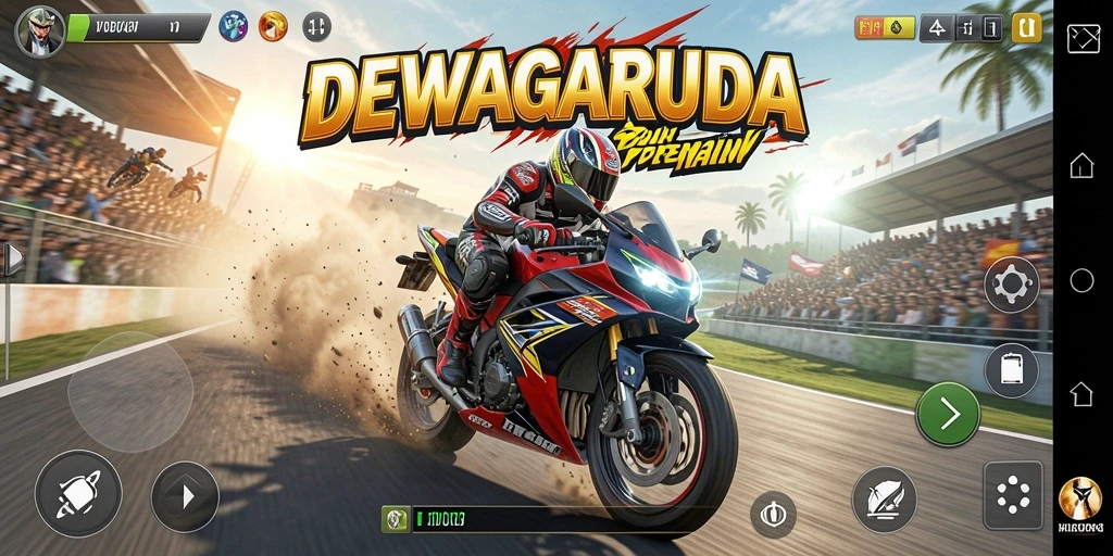 Gameplay seru dan menantang dari DEWAGARUDA.