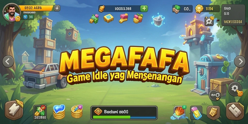 Tampilan gameplay MEGAFAFA yang menarik dan menyenangkan.