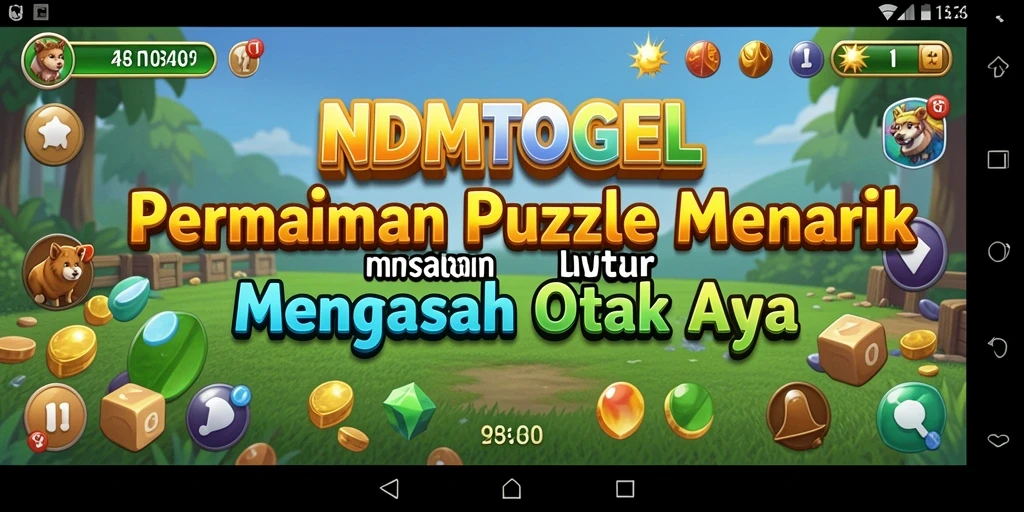 Screenshot gameplay NDMTOGEL menampilkan teka-teki menarik.
