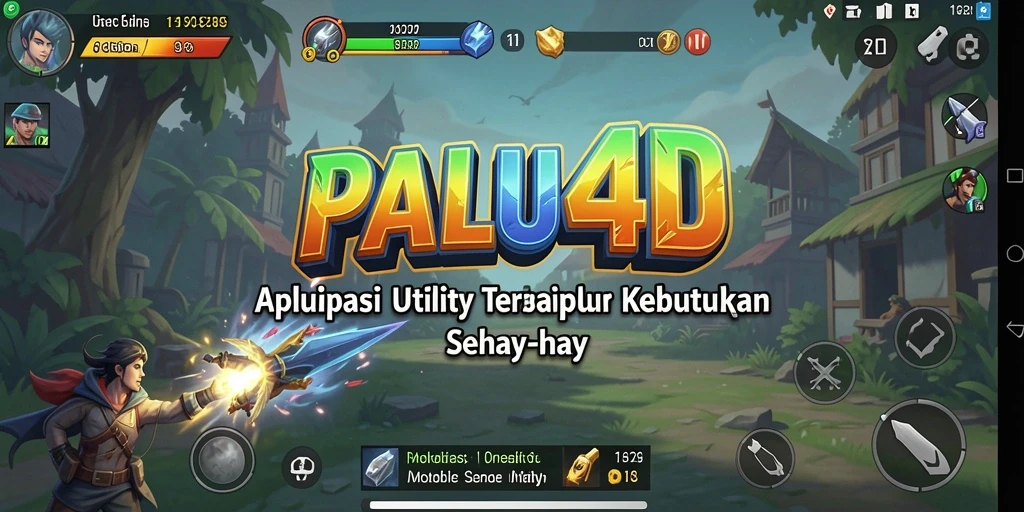 Tampilan antarmuka utama PALU4D yang ramah pengguna.