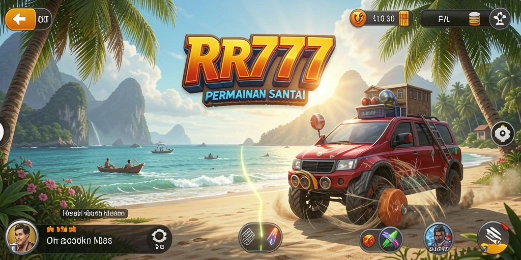 Tampilan menarik dalam gameplay santai RR777.