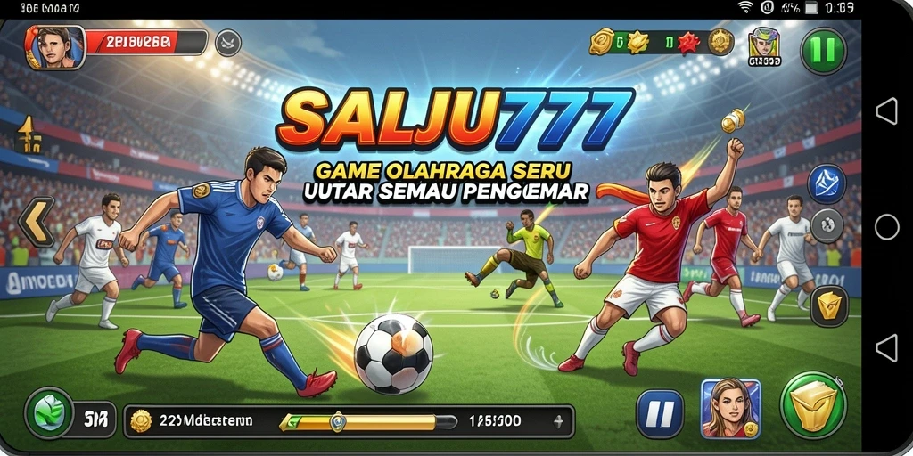 Tampilan gameplay SALJU777 yang menegangkan dan memukau.