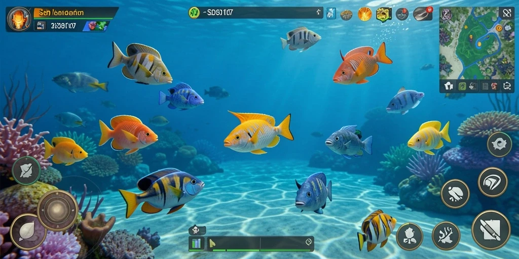 Screenshot gameplay Tembak Ikan yang seru dan penuh aksi.