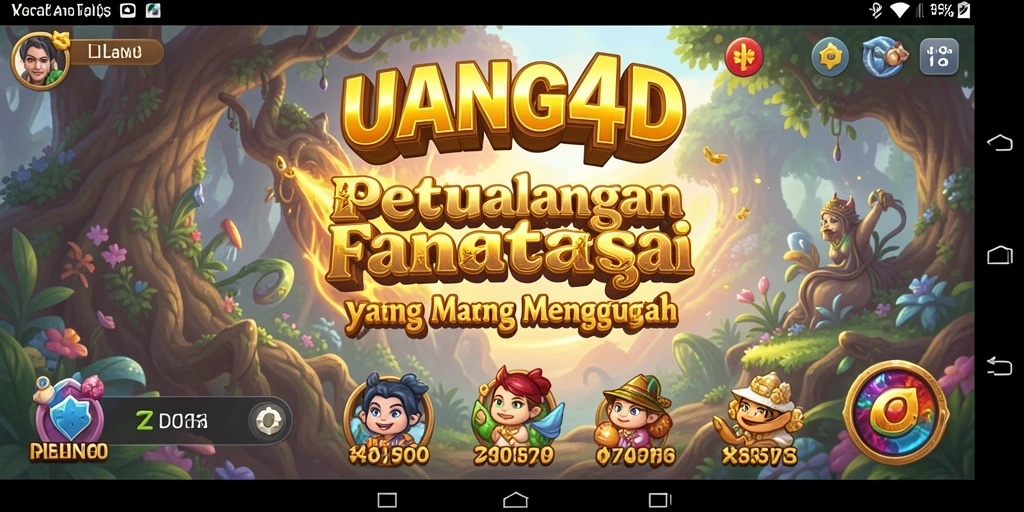 Screenshot gameplay UANG4D yang menunjukkan pertarungan epik.