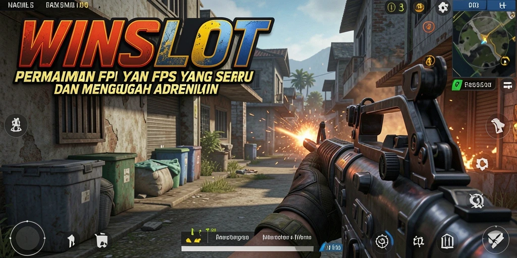 Tampilan mendebarkan dari gameplay WINSLOT dengan aksi intens FPS.